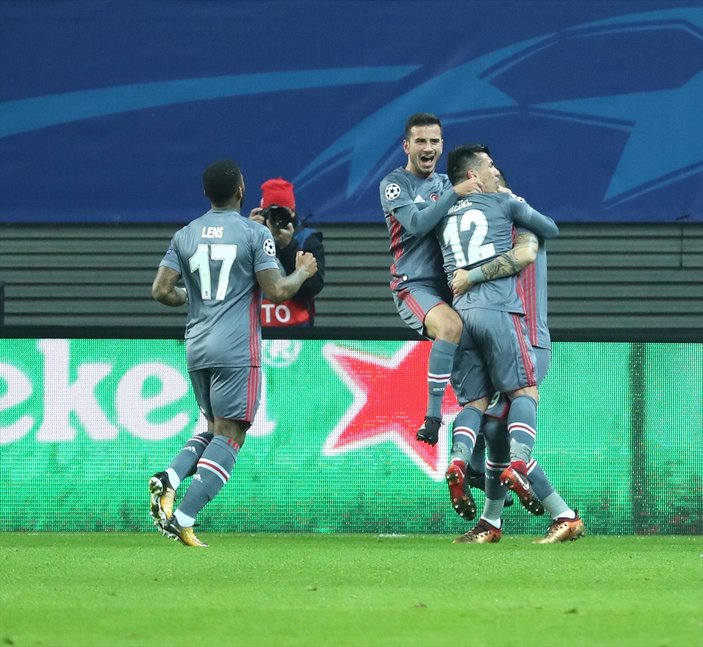 Beşiktaş Almanya'da Leipzig'i yendi