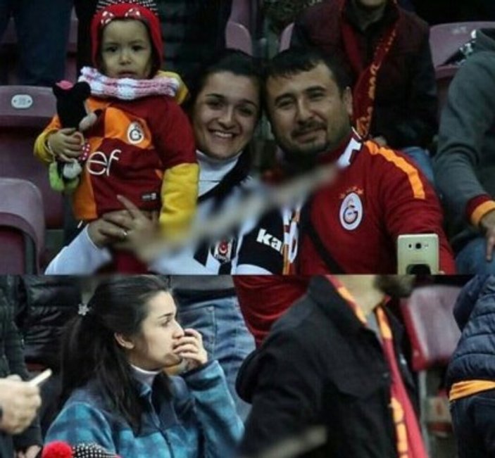 Galatasaray tribününde Beşiktaş forması tepkisi