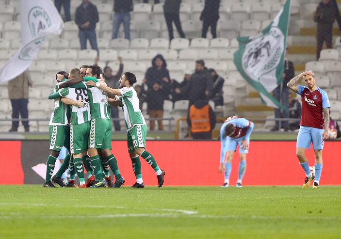 Trabzonspor Konya'da yenildi