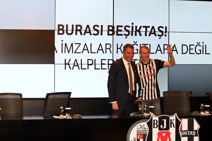 Vida resmen Beşiktaş'ta