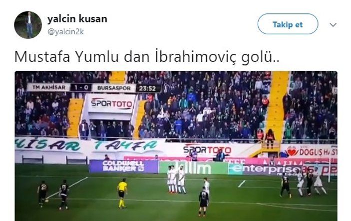 Mustafa Yumlu'dan Ibrahimovic golü