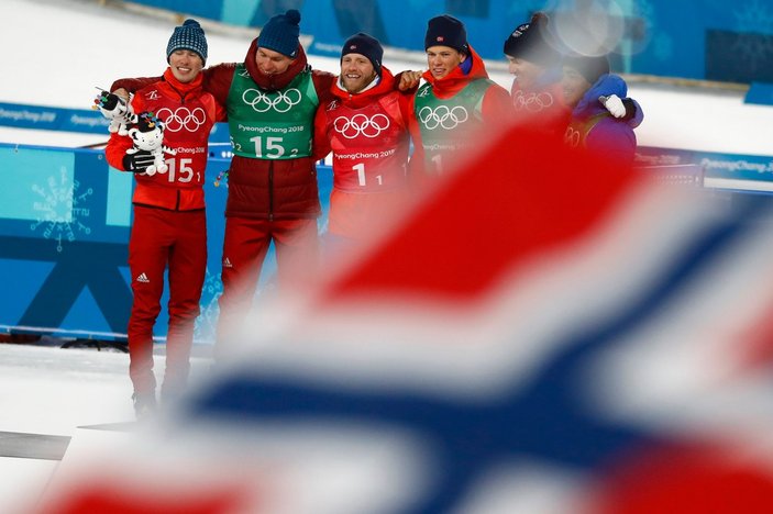 Norveç, Kış Olimpiyatları'nda zirveyi bırakmıyor
