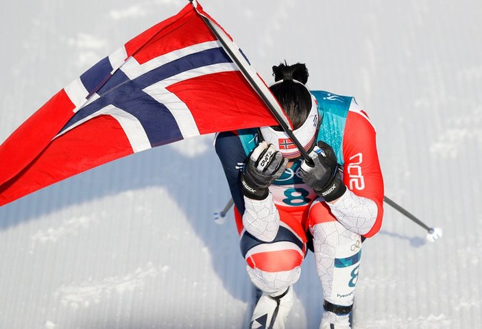 Norveç, kış olimpiyatlarını rekorla tamamladı