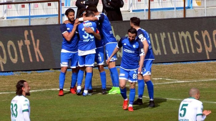 9 gollü maçta kazanan Erzurumspor oldu