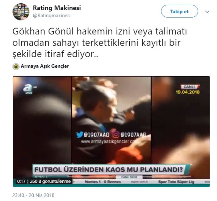 Gökhan Gönül: Bizi hükmen mağlup sayabilirler