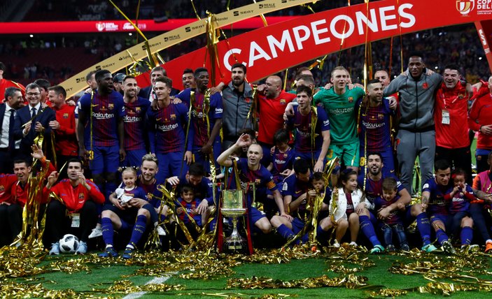 Barcelona 30. kez Kral Kupası'nı kazandı