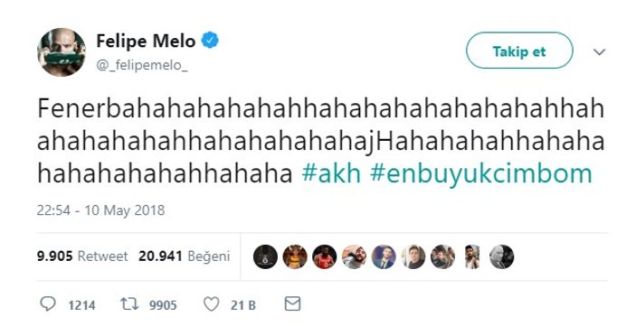 Melo ve Tolgay'dan Fenerbahçe'ye kupa mesajı
