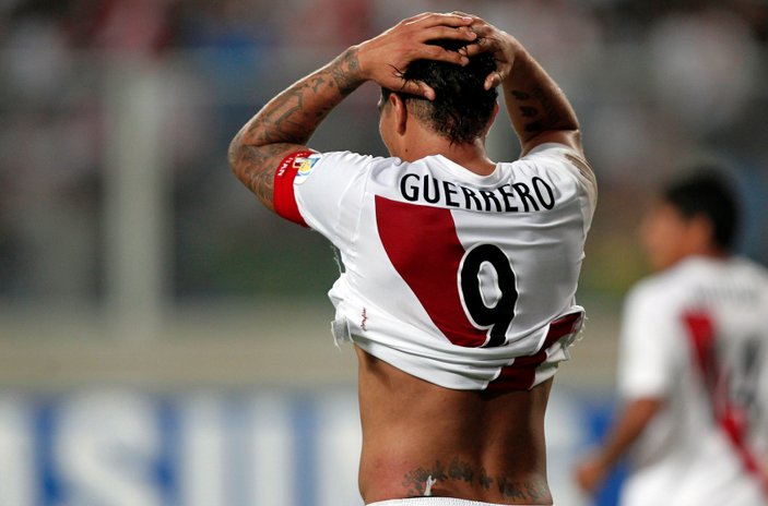 Guerrero Dünya Kupası'nda yok