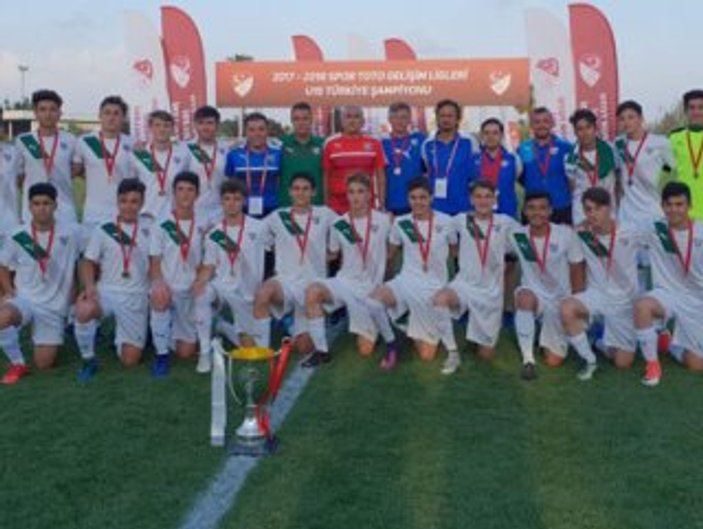 Elit 15 Yaş Altı Ligi'nde şampiyon Bursaspor