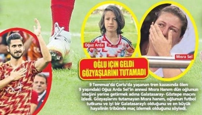 Galatasaray, Oğuz Arda Sel'i unutmadı