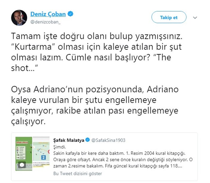 Beşiktaş'ın yediği ilk golde neden ofsayt verilmedi