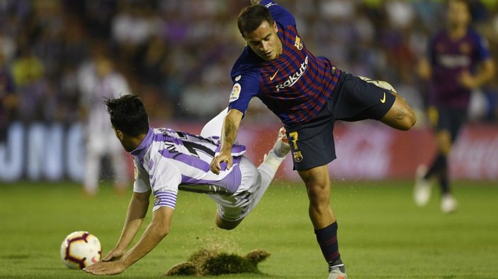 Valladolid-Barcelona maçına zemin damgası