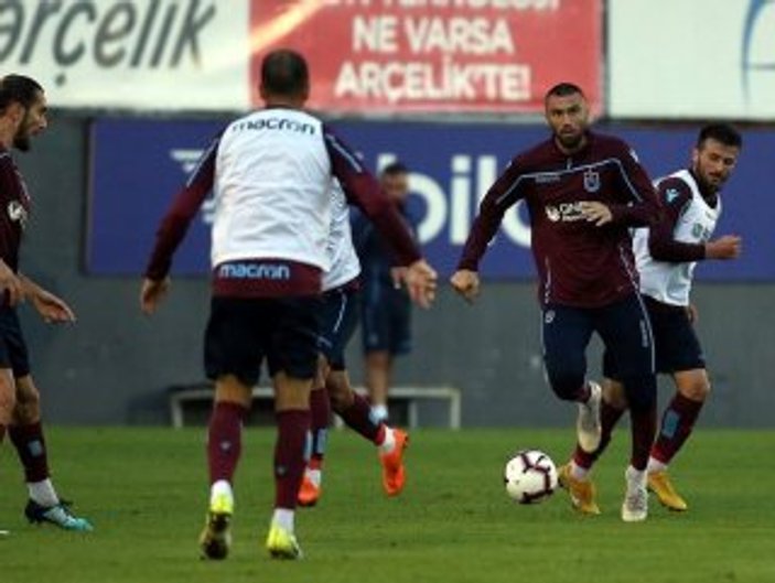 Trabzonspor'da Alanyaspor maçı hazırlıkları sürdü