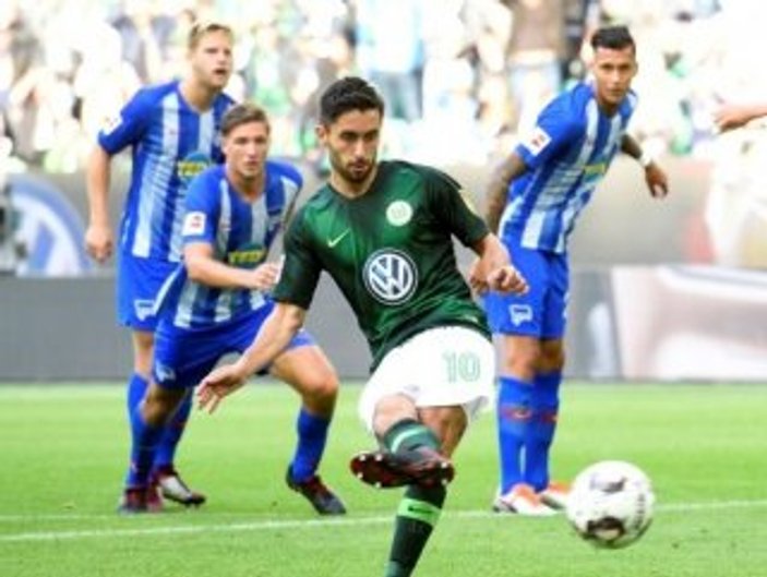 Yunus Mallı attı, Wolfsburg namağlup devam etti