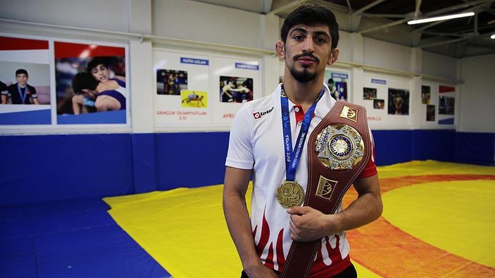Genç Dünya Şampiyonu Kerem'in idolü Hamza Yerlikaya