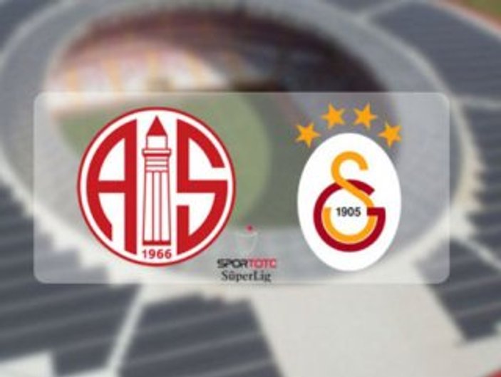 Antalyaspor-Galatasaray maçının muhtemel 11'leri