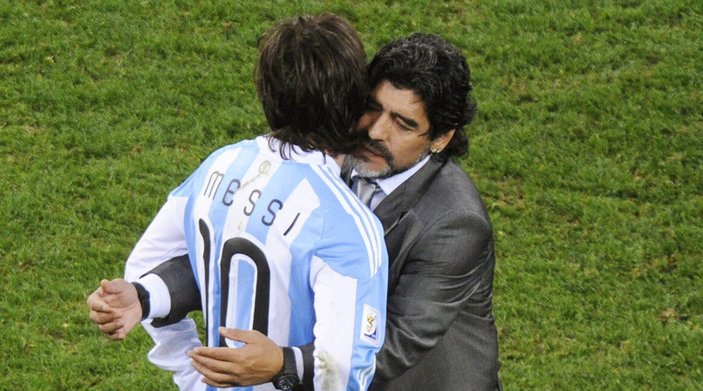 Maradona: Messi'den lider olmaz