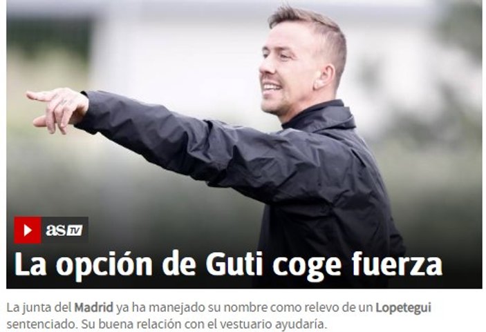 As: Real Madrid Guti'yi istiyor
