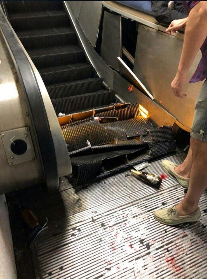 Roma CSKA maçı öncesi korkunç metro kazası - VİDEO