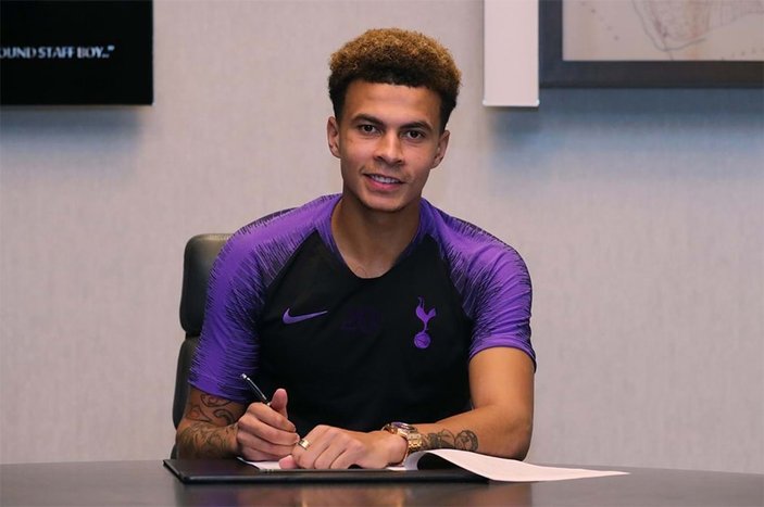 Dele Alli'den 5 yıllık imza