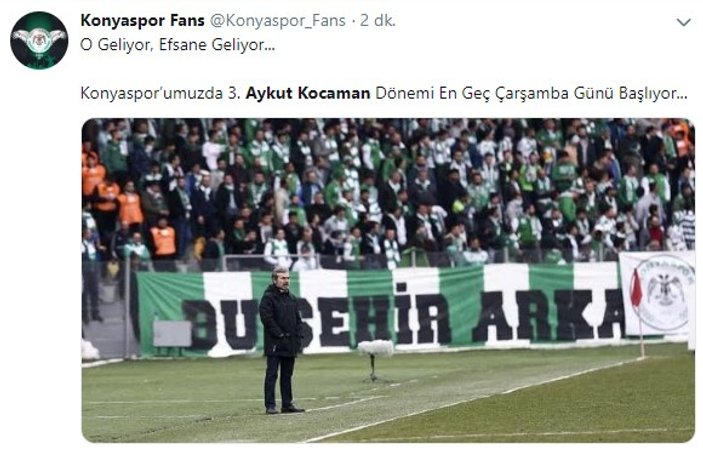 Konyaspor'da Çalımbay dönemi bitti