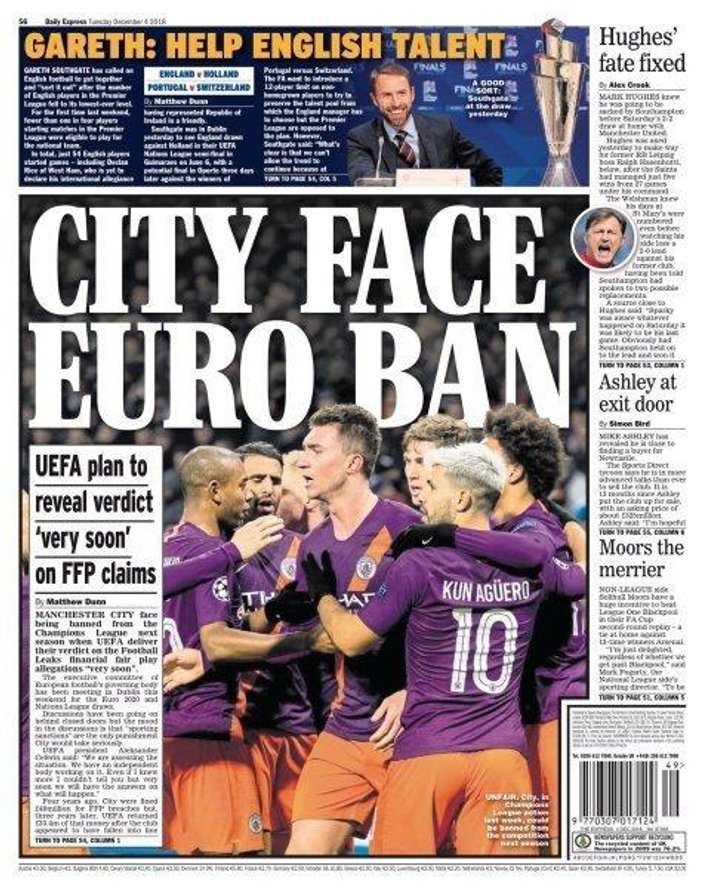 Manchester City Avrupa'dan men cezası alabilir