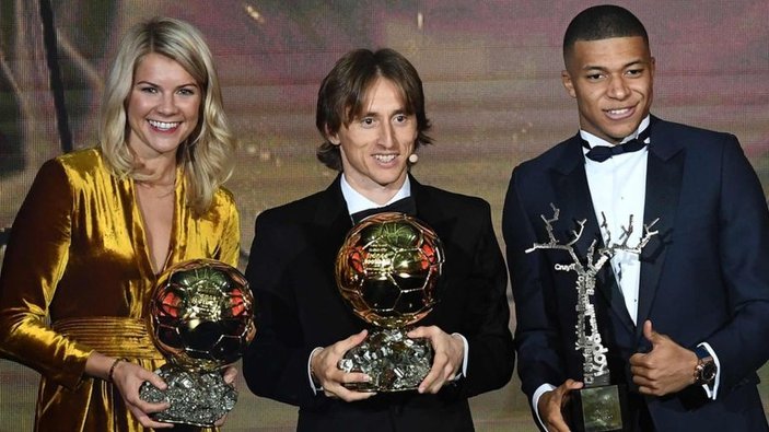 Luka Modric'ten Ballon d'Or göndermesi