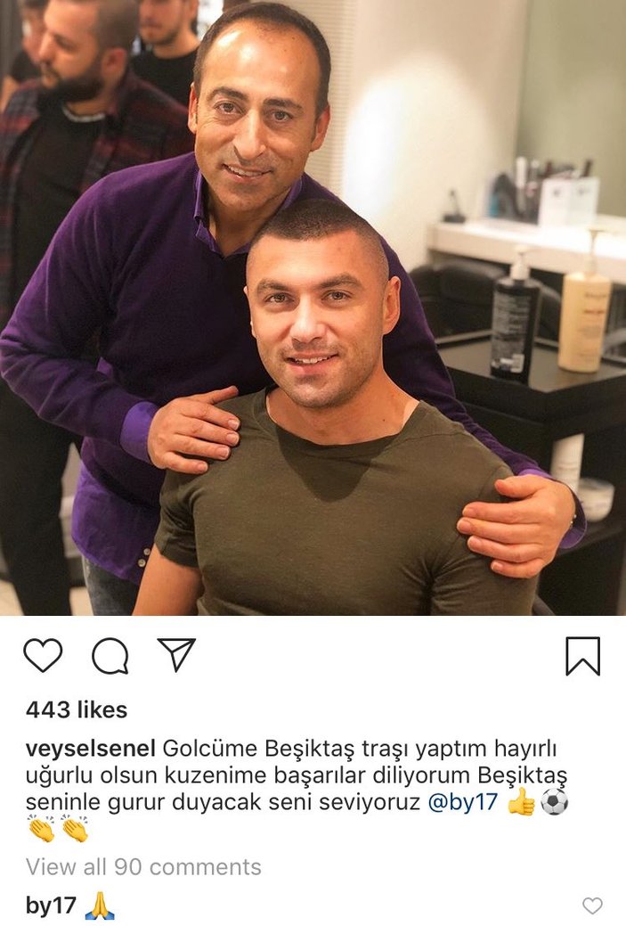Burak Yılmaz'a Beşiktaş tıraşı