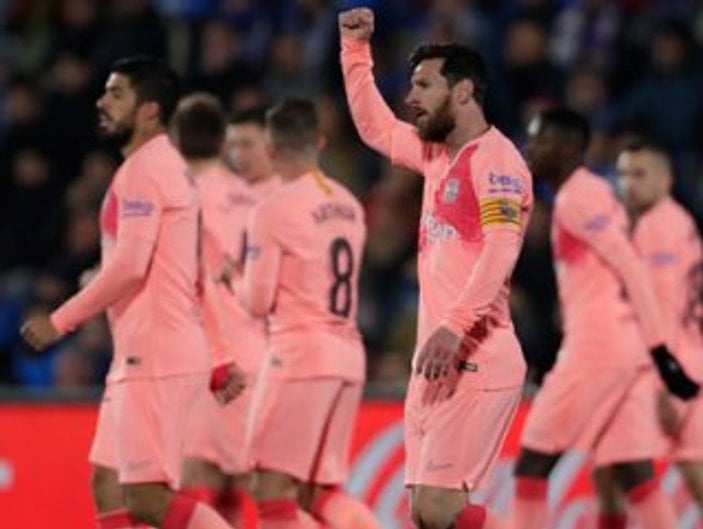 Getafe'yi yenen Barcelona puan farkını açtı