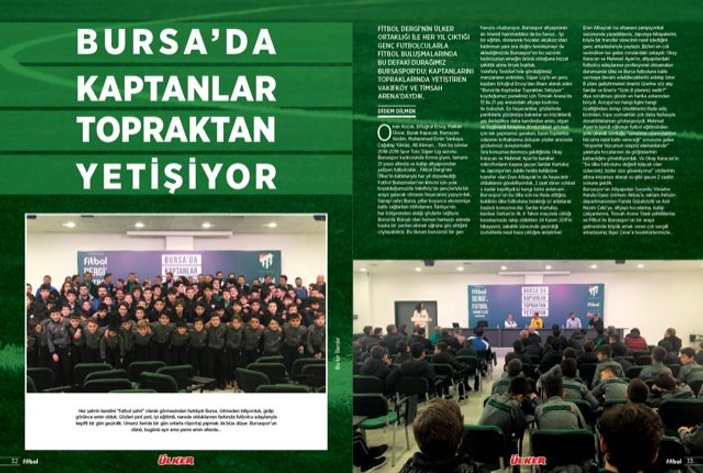 Bursa'da kaptanlar topraktan yetişiyor