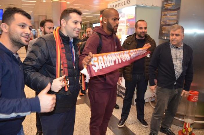 Galatasaray'ın yeni transferi Marcao İstanbul'da