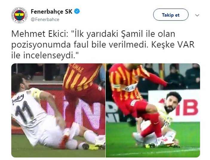 Fenerbahçe cephesi maçın hakemine tepkili