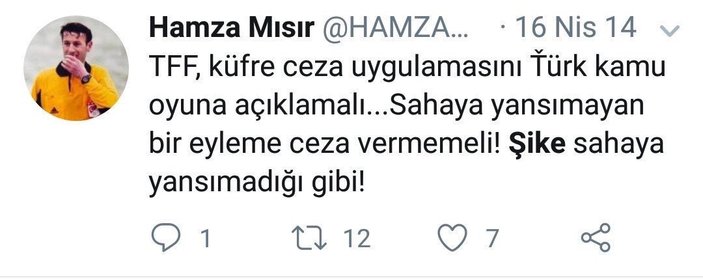 MHK üyesi Hamza Mısır'ın tweetleri tepki topladı