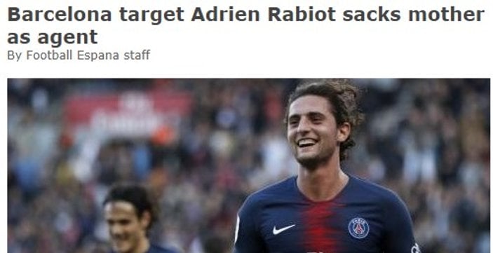 Adrien Rabiot, menajeri olan annesini kovdu