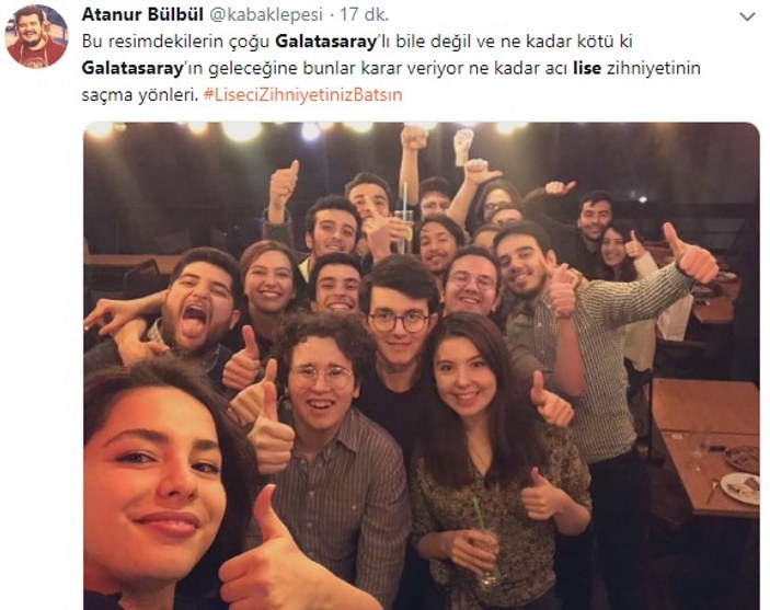 Mustafa Cengiz'i ibra etmeyen genç liseliler