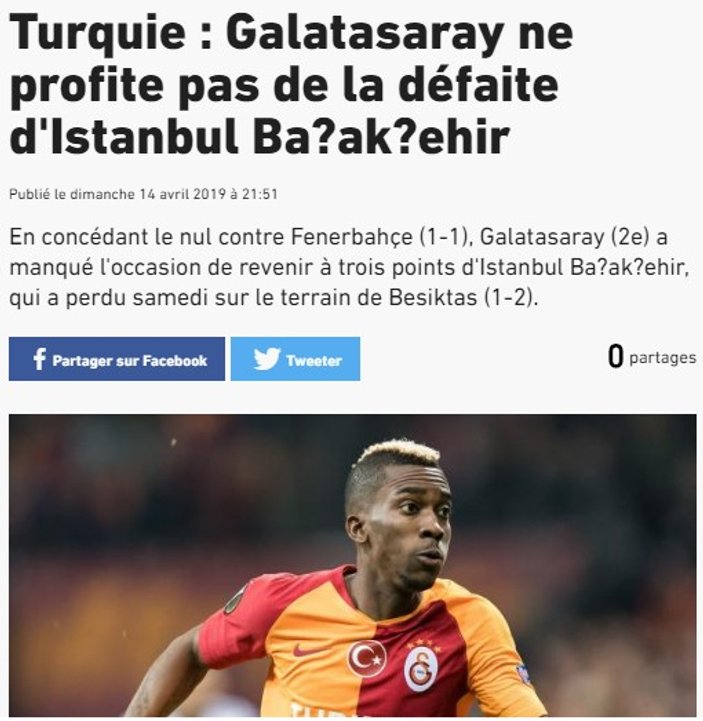 Avrupa basını: F.Bahçe Galatasaray'a darbe vurdu