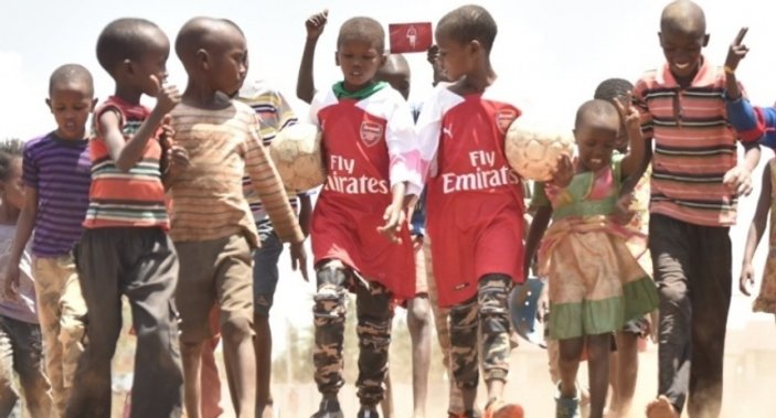 Kenya'daki köy takımının adı Özil FC oldu