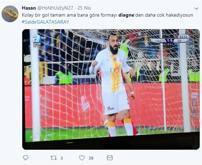 Diagne yine taraftarları kızdırdı