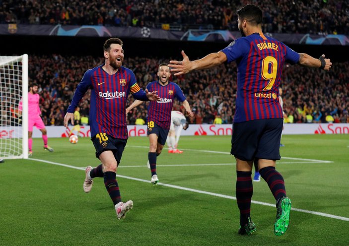 Barcelona Liverpool'u 3 golle devirdi