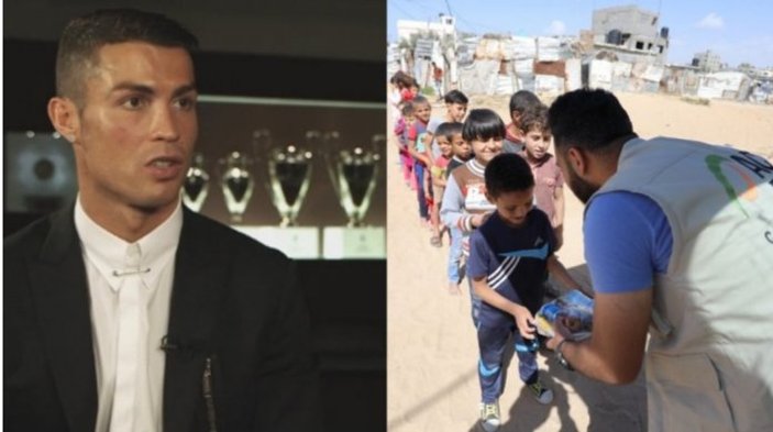Ronaldo'dan Filistin'e 1.5 milyon euroluk bağış