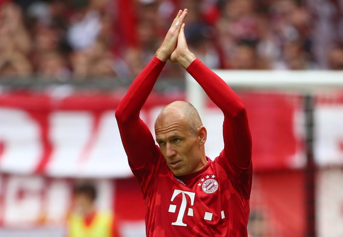 Ribery ile Robben Bayern'e veda etti