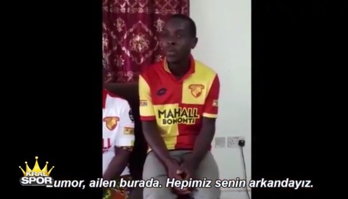 Ankaragücü maçı öncesi Göztepeli futbolculara aile morali