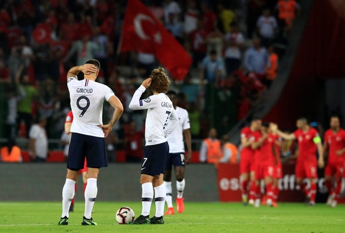 Millilerin golleri sonrası Fransa'nın üzüntüsü