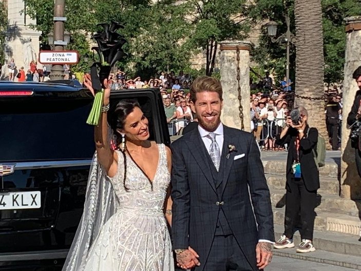 Sergio Ramos evlendi