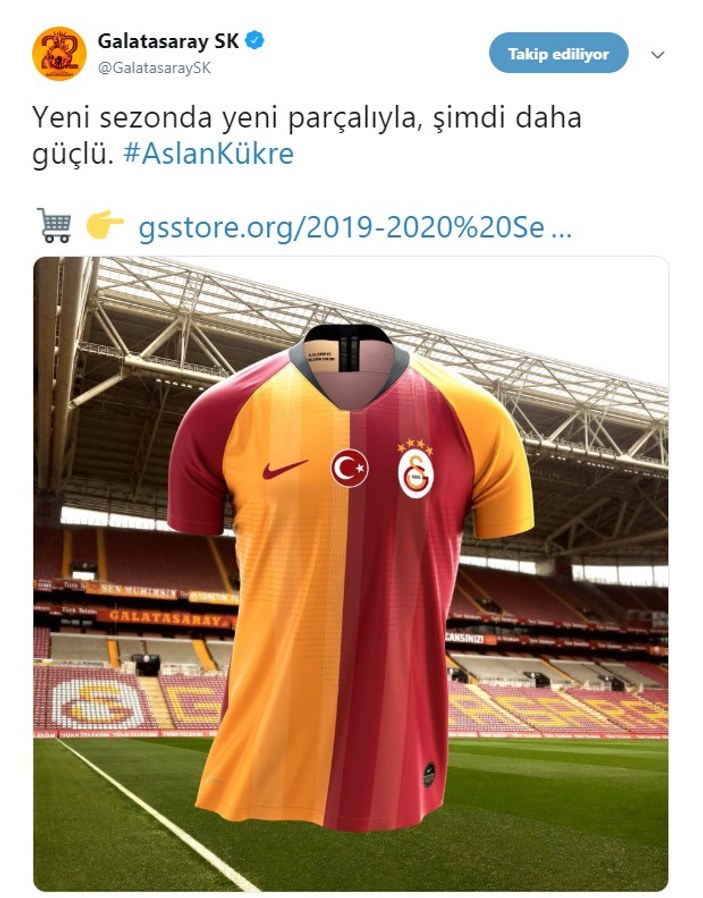 Galatasaray'da forma fiyatlarına zam geldi