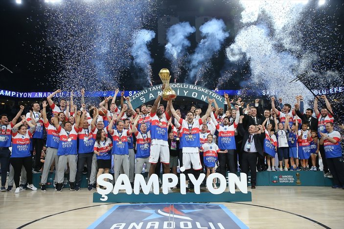 Basketbol Süper Ligi'nde şampiyon A.Efes