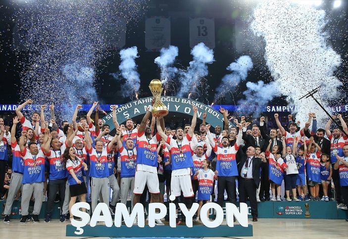 Basketbol Süper Ligi'nde şampiyon A.Efes