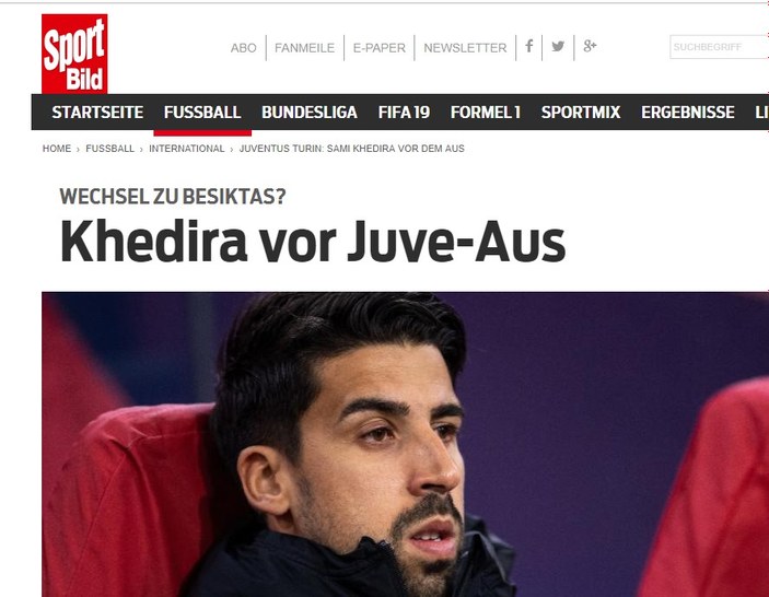 Alman basını Khedira'yı Beşiktaş'a yazdı