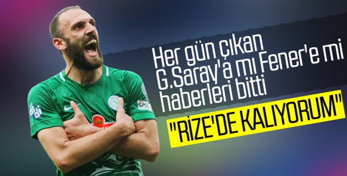 Çaykur Rizespor: Vedat Muriç için Fenerbahçe ile anlaştık