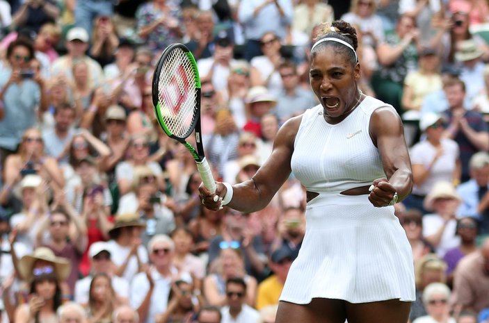 Serena Williams Wilmbledon'da yarı finale yükseldi